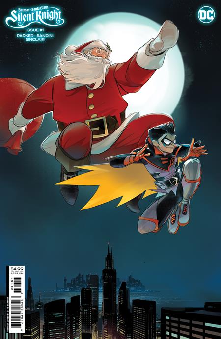 BATMAN SANTA CLAUS SILENT KNIGHT #1 (OF 4) CVR C OTTO SCHMIDT CARD STOCK VAR