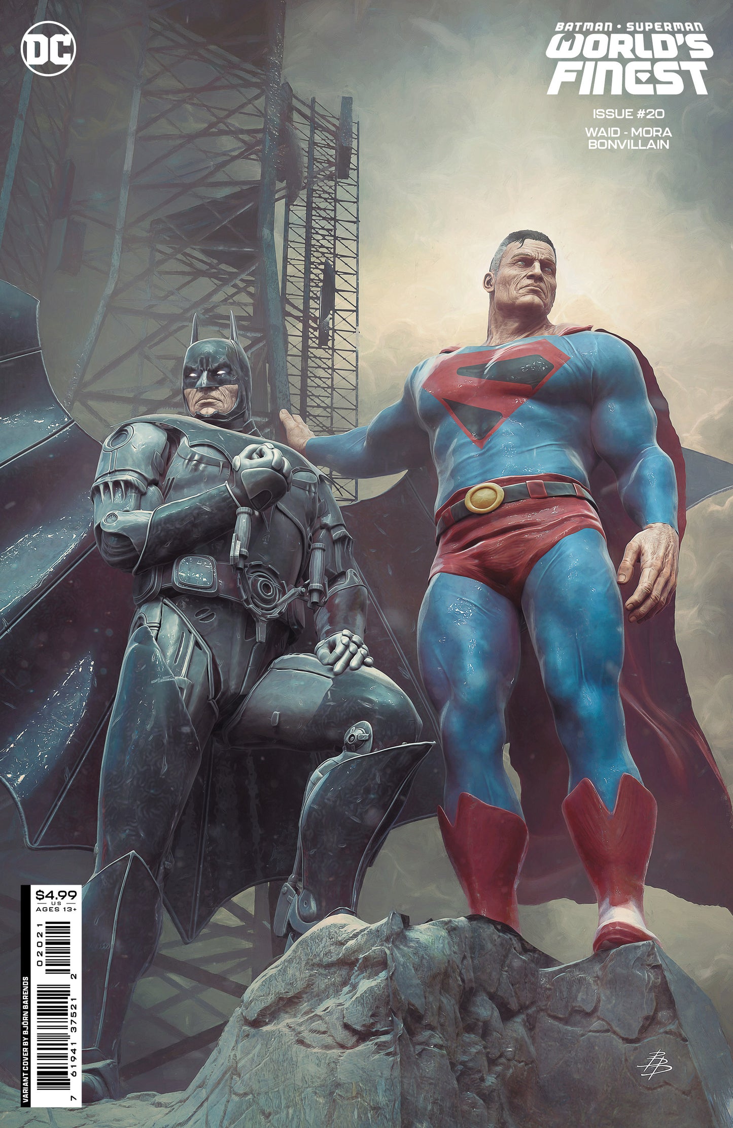 BATMAN SUPERMAN WORLDS FINEST #20 CVR B BJORN BARENDS CARD STOCK - PREORDER (17/10/23)