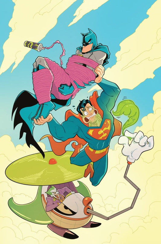 BATMAN SUPERMAN WORLDS FINEST #38 CVR D BRANDT & STEIN APRIL FOOLS CARD STOCK VAR (WE ARE YESTERDAY) - PREORDER 16/4/25