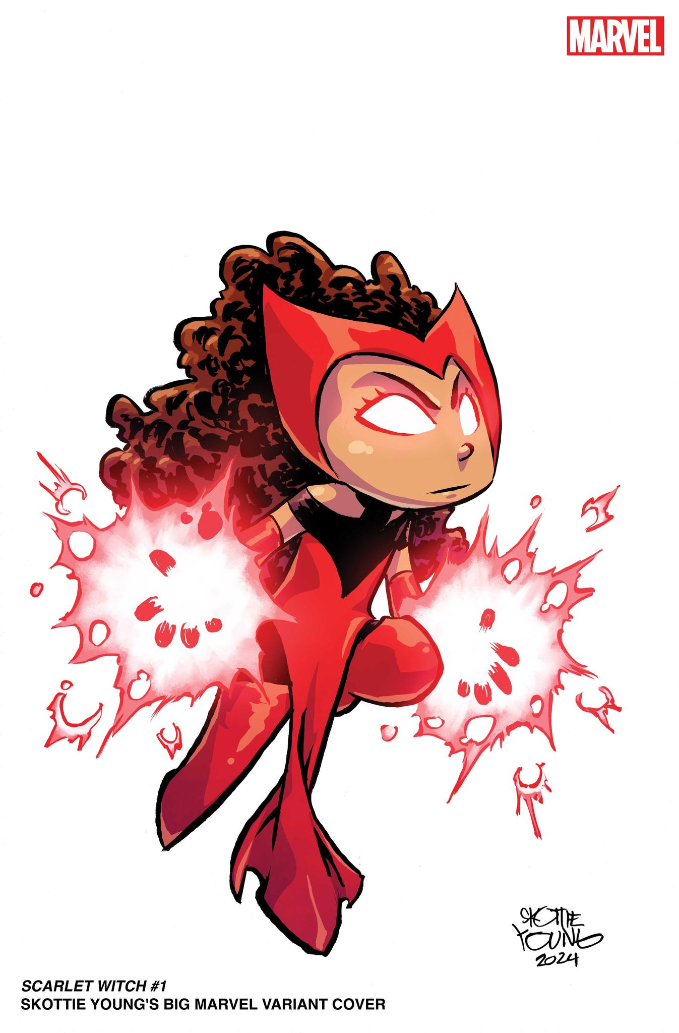 SCARLET WITCH #1 YOUNG BIG MARVEL VAR - PRESALE DUE 5/6/24