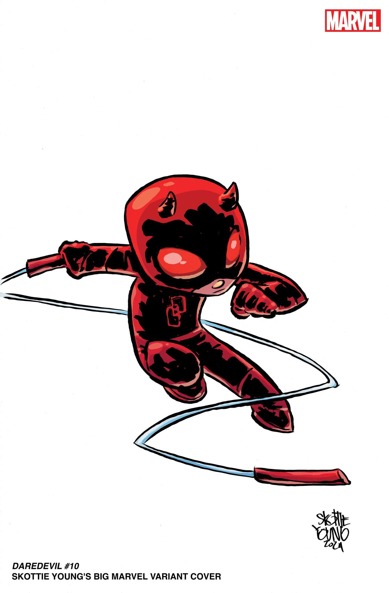 DAREDEVIL #10 SKOTTIE YOUNG BIG MARVEL VAR - PREORDER 26/6/24