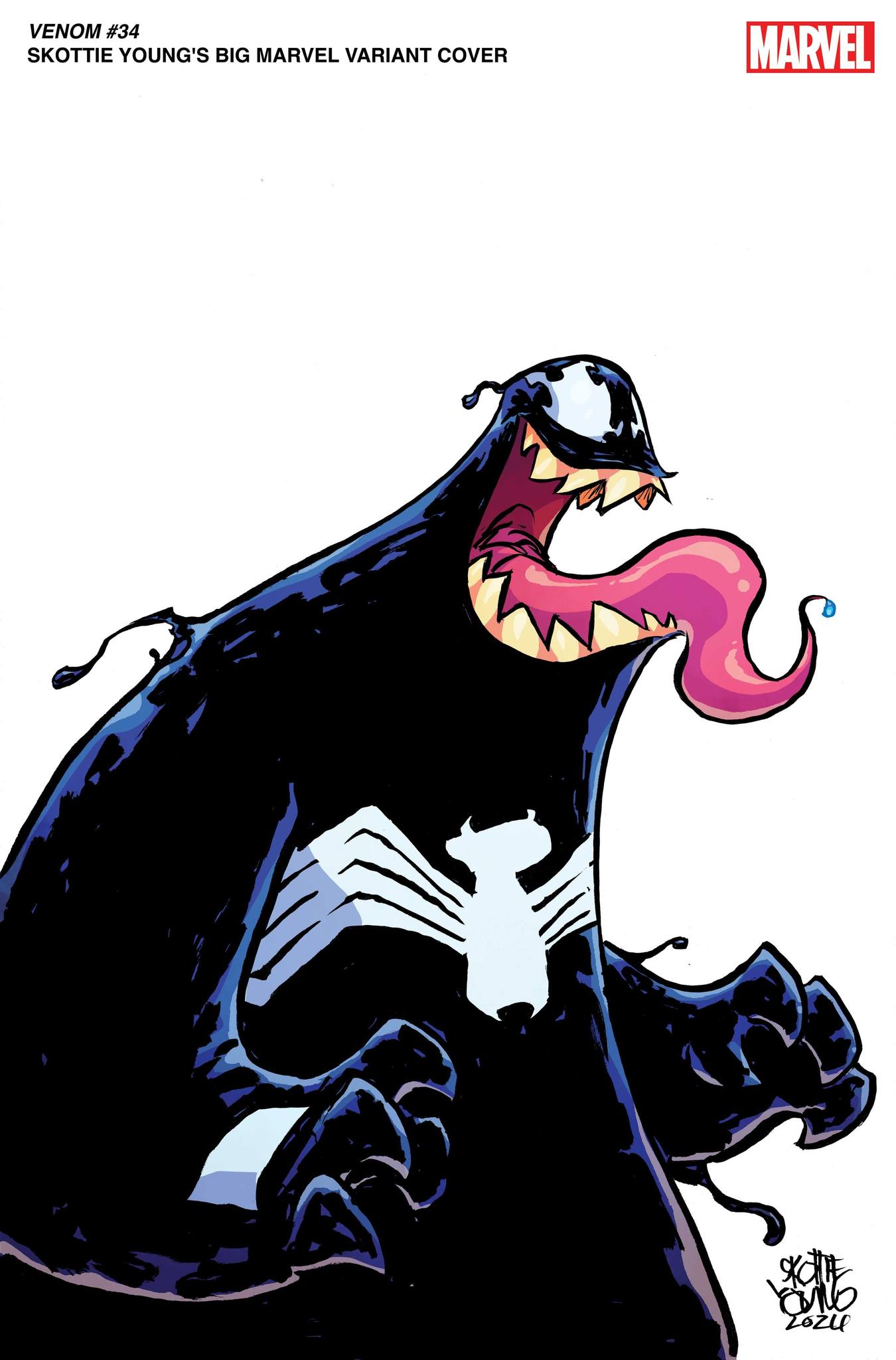 VENOM #34 YOUNG BIG MARVEL VAR - PREORDER 5/6/24