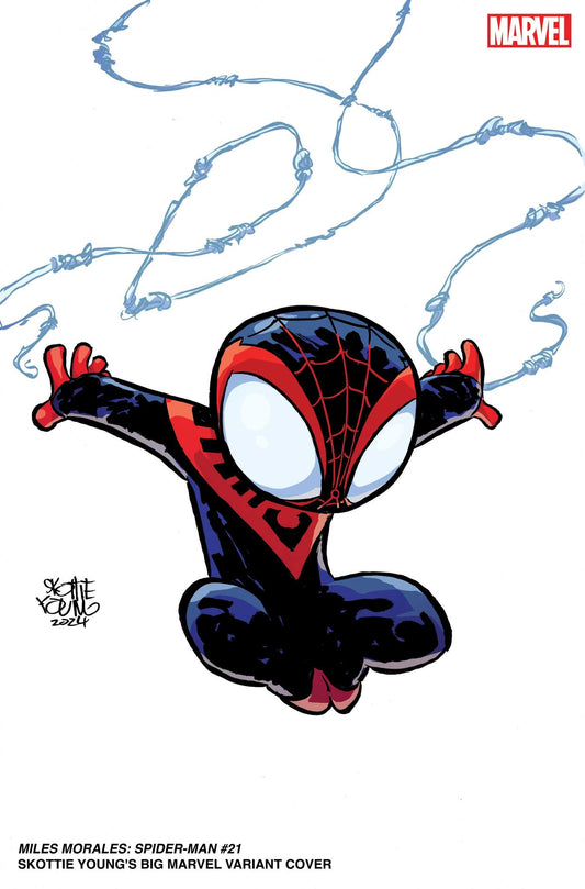 MILES MORALES SPIDER-MAN #21 SKOTTIE YOUNG BIG MARVEL VAR - PREORDER 12/6/24