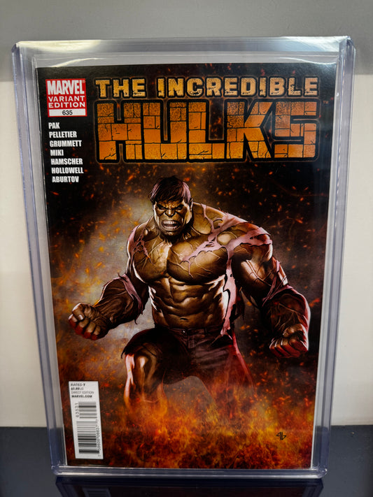 THE INCREDIBLE HULKS #635 ADI GRANOV 1:25 VAR - very scarce.