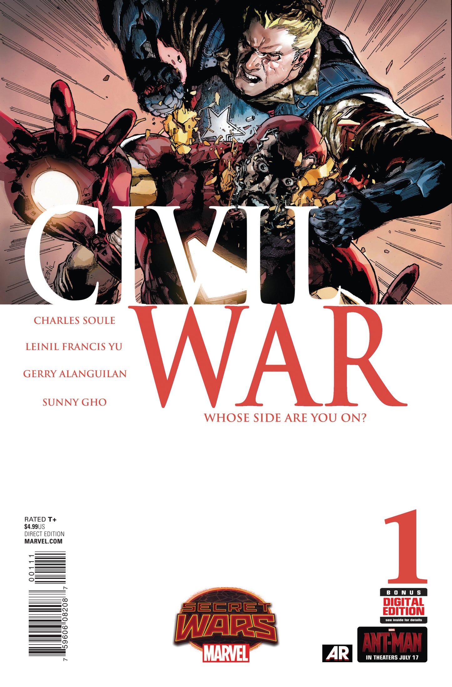 CIVIL WAR #1 (OF 5) SECRET WARS