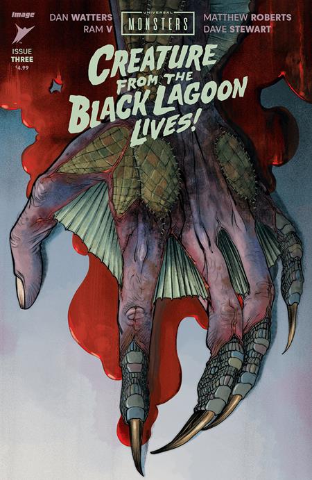 UNIVERSAL MONSTERS THE CREATURE FROM THE BLACK LAGOON LIVES #3 (OF 4) CVR A MATTHEW ROBERTS & DAVE STEWART