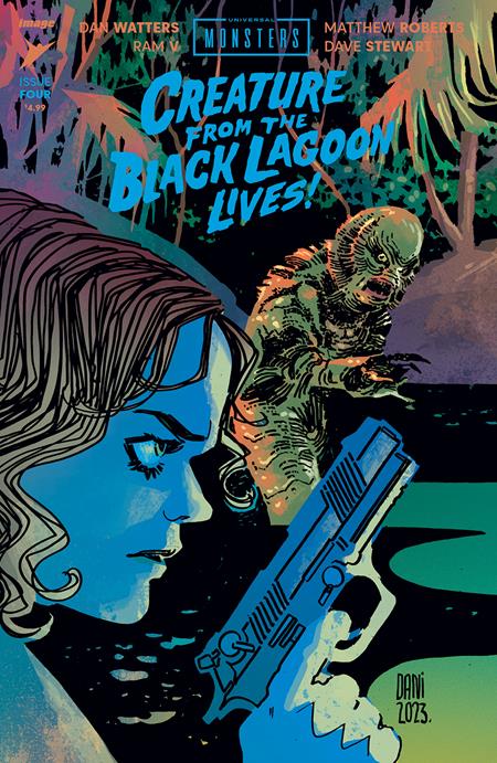 UNIVERSAL MONSTERS THE CREATURE FROM THE BLACK LAGOON LIVES #4 (OF 4) CVR C INC 1:10 DANI CONNECTING VAR  - PRESALE DUE 26/6/24