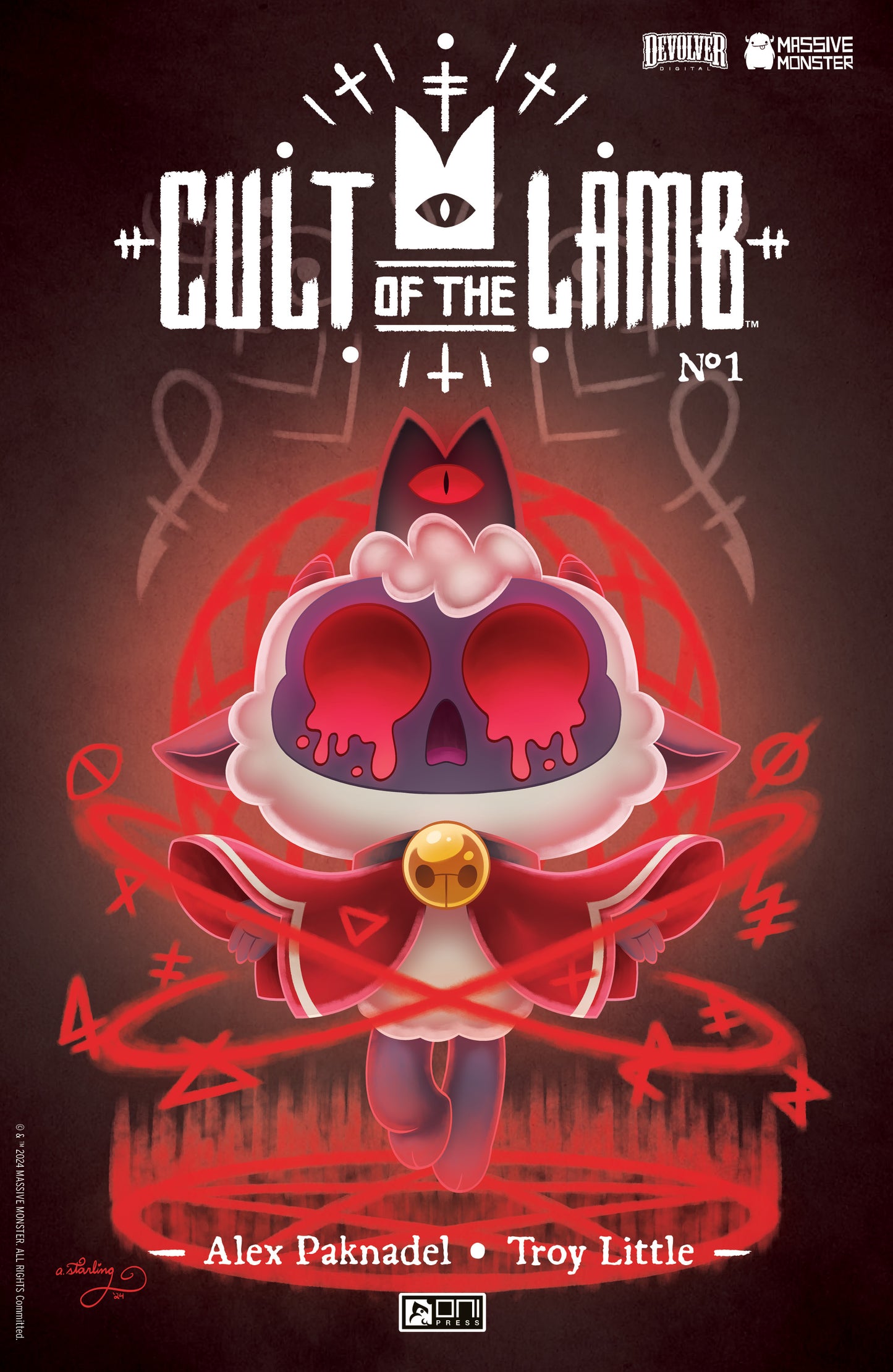 CULT OF THE LAMB #1 (OF 4) CVR F 1:10 INC ABIGAIL STARLING VARIANT