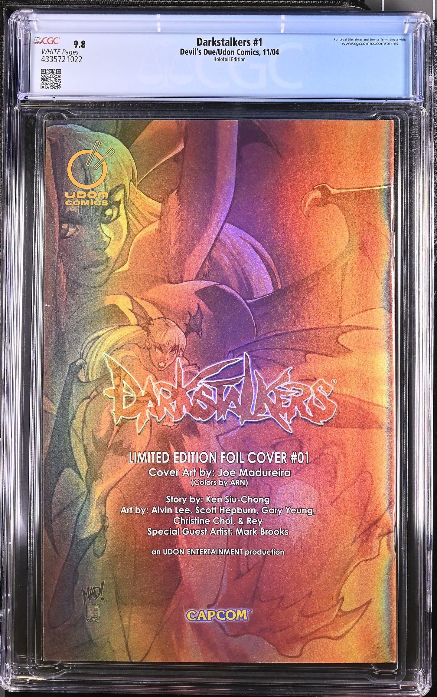 DARKSTALKERS #1 CGC 9.8