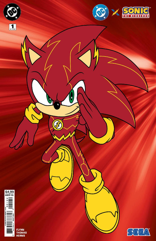 DC X SONIC THE HEDGEHOG #1 (OF 5) 2ND PTG CARD STOCK VAR
