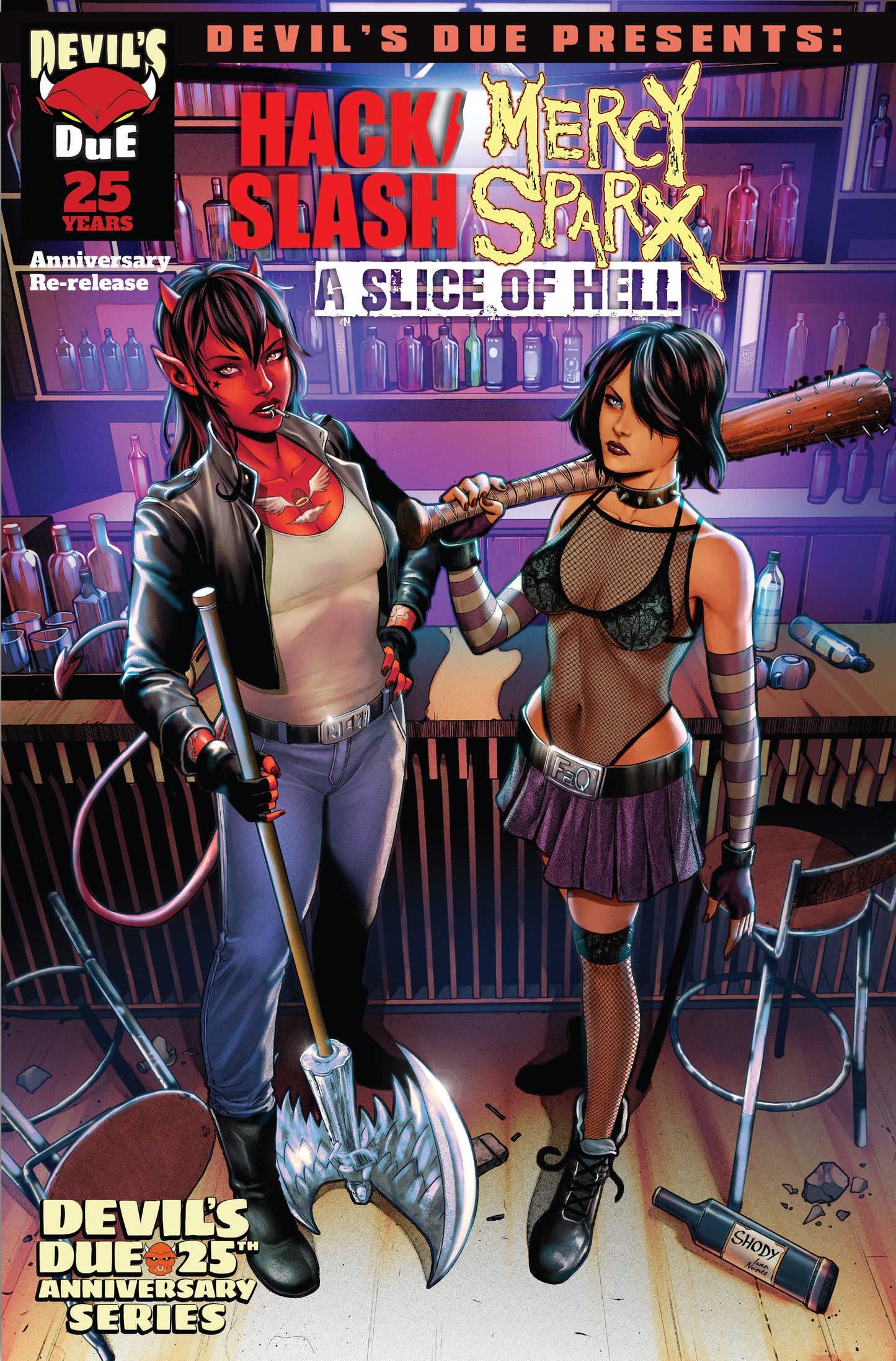 DEVILS DUE PRESENTS HACK SLASH MERCY SPARX #1 (ONE SHOT) CVR C RENAN SHODY VAR (MR) - PREORDER (FOC 29/6/26) DUE IN STOCK 5/8/26
