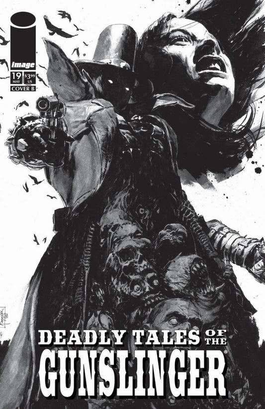 Deadly Tales of the Gunslinger Spawn #19 Cover B Patrick Reynolds Black & White Variant - PREORDER - (FOC TBD) DUE IN STORE TBD