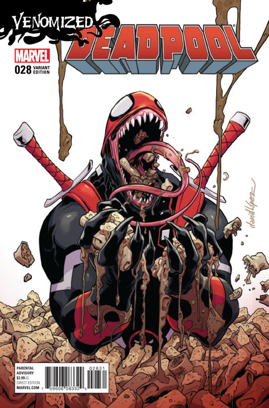 DEADPOOL #28 DAVID LOPEZ VENOMIZED VAR