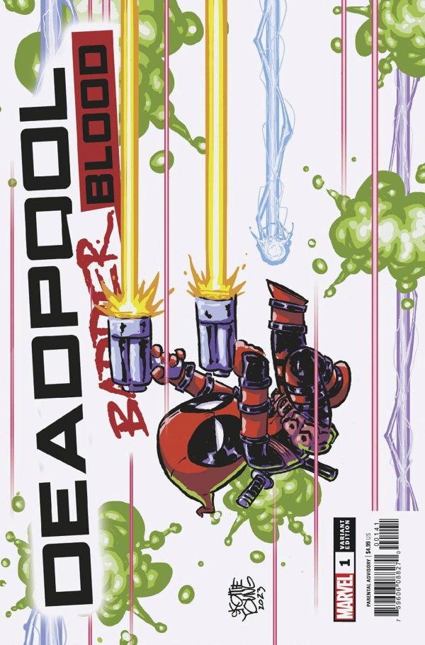 DEADPOOL BADDER BLOOD #1  SKOTTIE YOUNG VAR NM/NM+