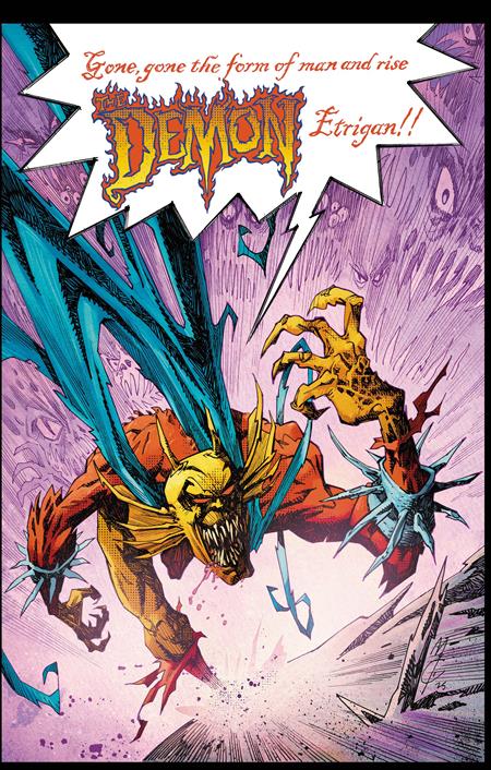 DEMON #1 CVR G INC 1:25 JOHN MCCREA CARD STOCK VAR - PREORDER (FOC 14/9/26) DUE IN STORE 7/10/26 - NOT FINAL COVER