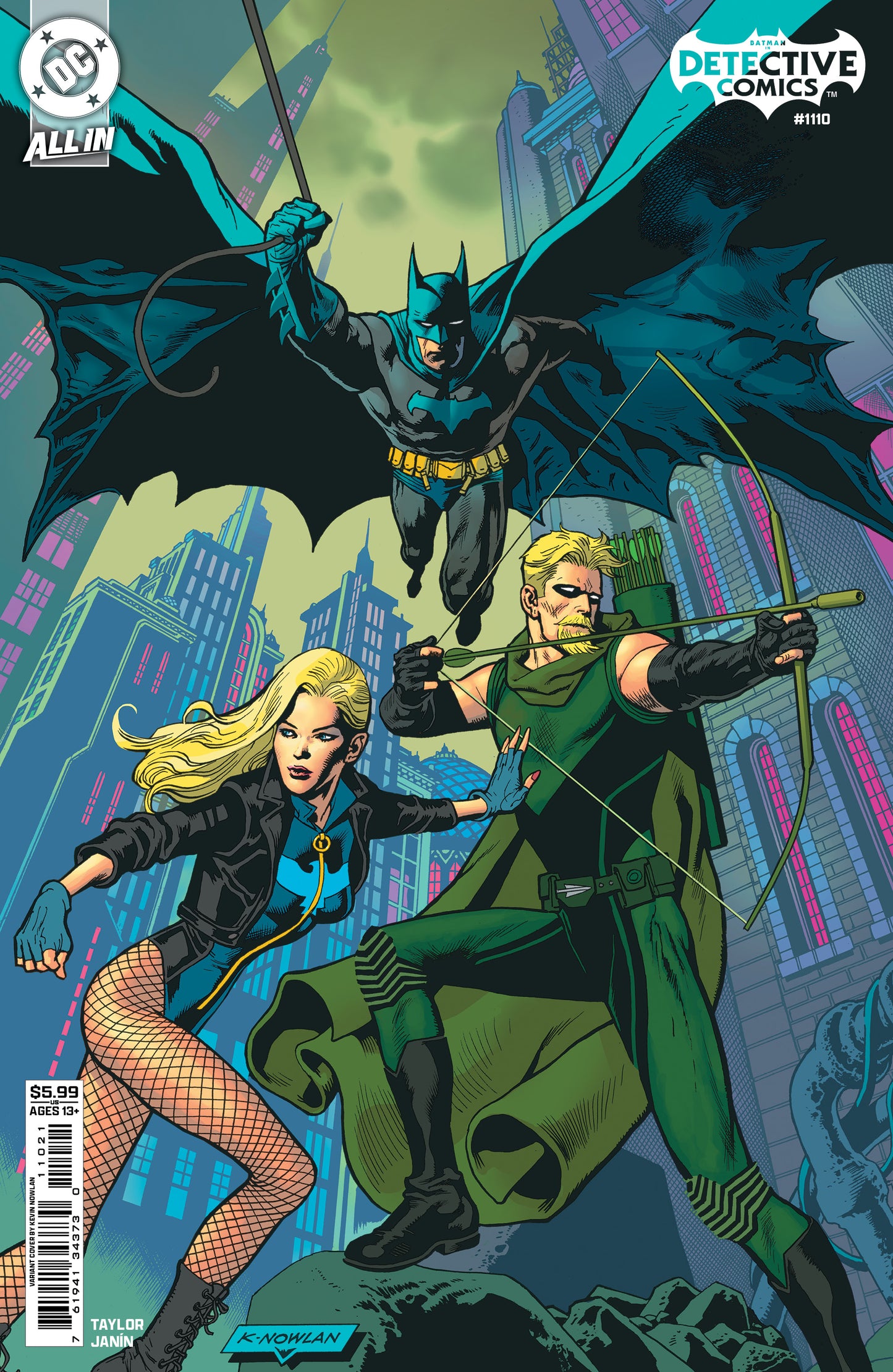 DETECTIVE COMICS #1110 CVR B KEVIN NOWLAN CARD STOCK VAR - PREORDER (FOC 1/6/26) DUE IN STORE 24/6/26