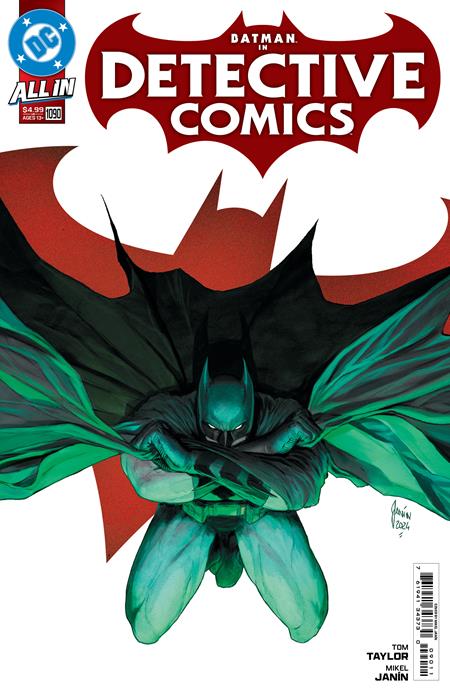 DETECTIVE COMICS #1090 CVR A MIKEL JANIN - HOT BOOK!