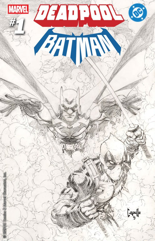 Marvel / DC: Deadpool / Batman #1 Greg Capullo 1:200 Sketch Variant - PRE-ORDER 17/9/25