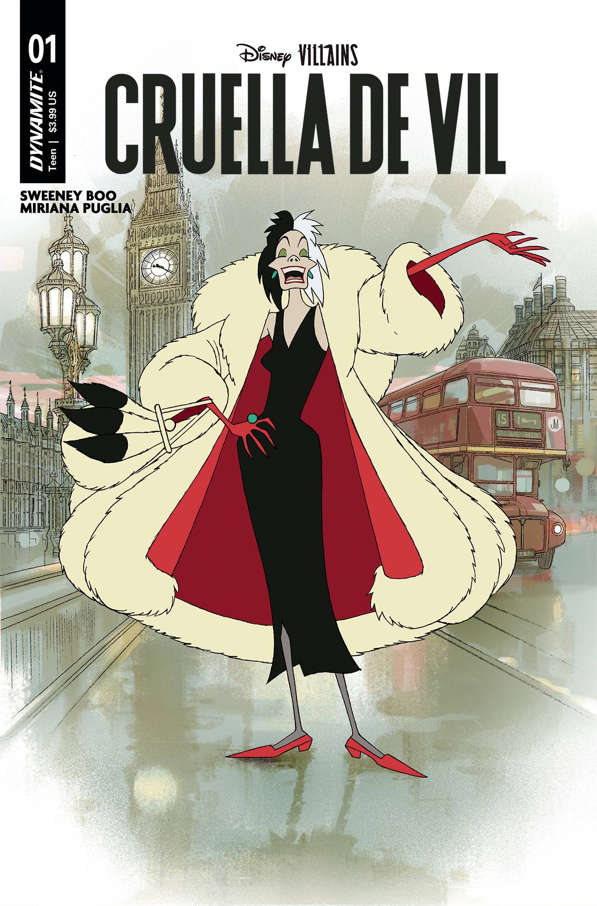 DISNEY VILLAINS CRUELLA DE VIL #1 CVR B MIDDLETON - PREORDER 6/12/23