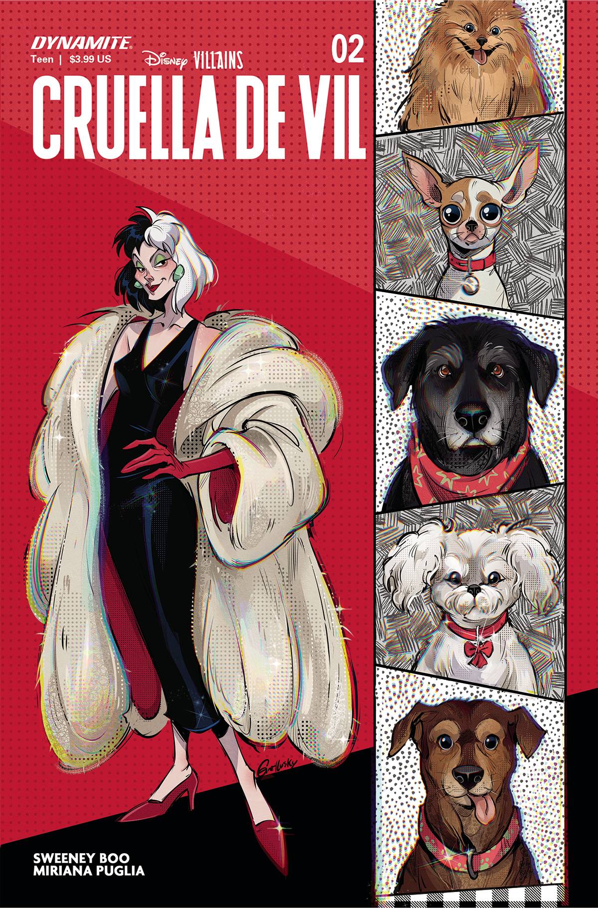 PREORDER 3/1/24 DISNEY VILLAINS CRUELLA DE VIL #2 CVR C GRETEL LUSKY VAR