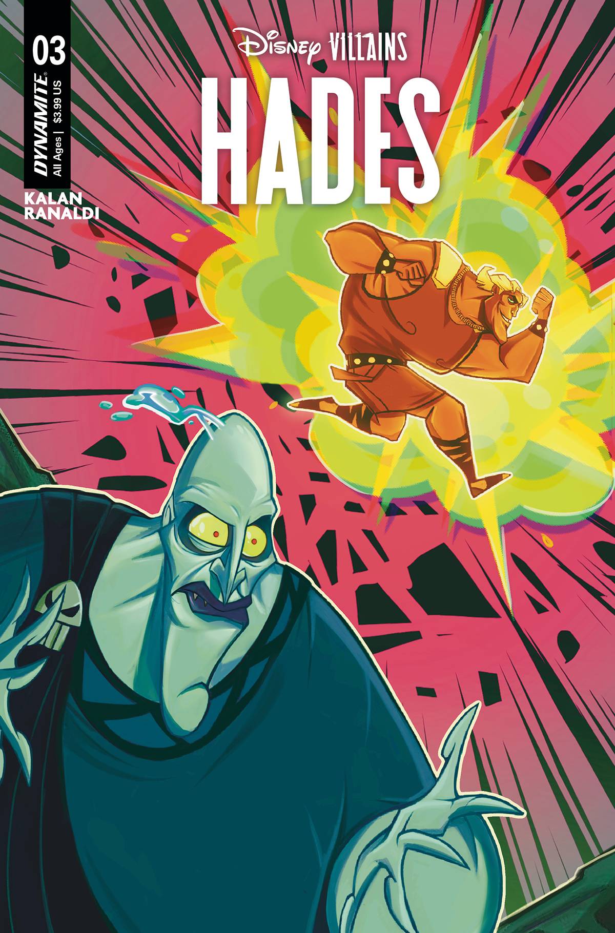 DISNEY VILLAINS HADES #3 CVR D TOMASELLI VAR