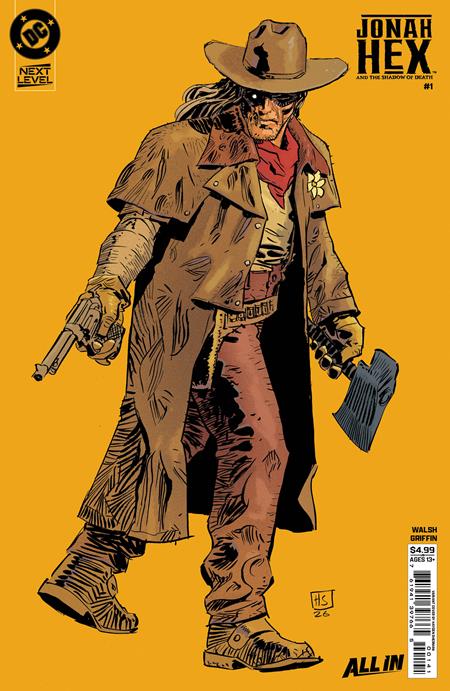 JONAH HEX AND THE SHADOW OF DEATH #1 (OF 6) CVR D HAYDEN SHERMAN NEXT LEVEL CARD STOCK VAR - PREORDER (FOC 14/9/26) DUE IN STORE 7/10/26