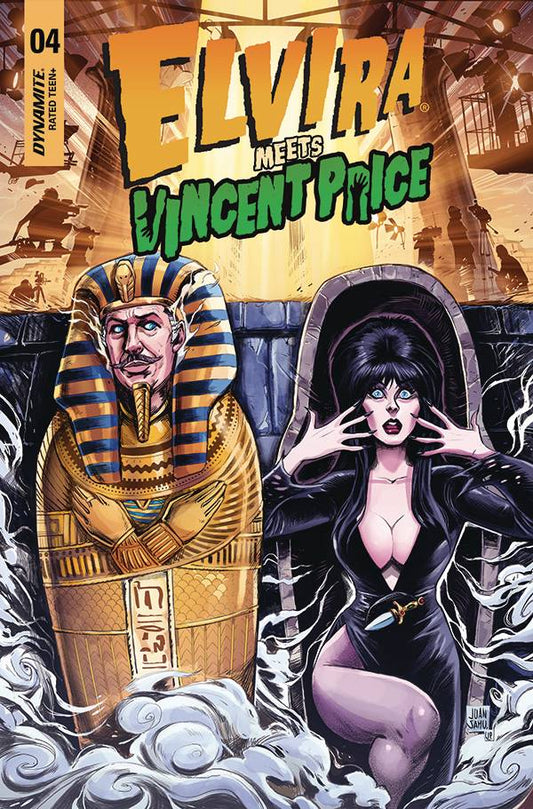 ELVIRA MEETS VINCENT PRICE #4 CVR B SAMU VAR