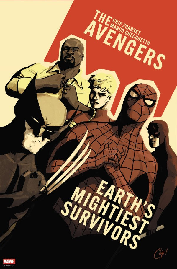 AVENGERS #1 CHIP ZDARSKI 1:200 VAR - PREORDER (FOC 24/8/26) DUE IN STORE 4/11/26