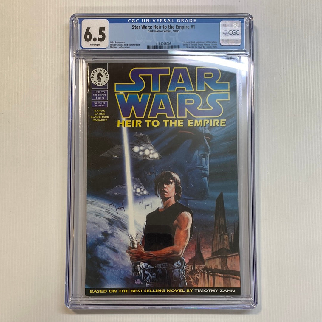 STAR WARS HEIR TO THE EMPIRE #1 CGC GRADED 6.5 F+