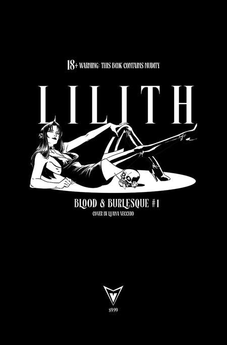 LILITH BLOOD AND BURLESQUE #1 (OF 5) CVR G LUANA VECCHIO NSFW BLACK BAG VAR (MR) - PREORDER (FOC 14/9/26) DUE IN STORE 14/10/26