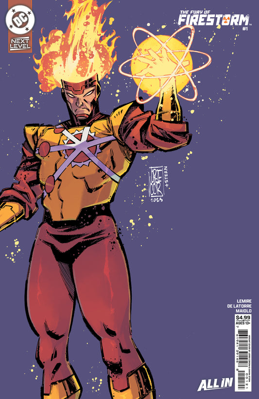 FURY OF FIRESTORM #1 (OF 6) CVR D JORGE CORONA NEXT LEVEL CARD STOCK VAR - DUE IN STORE 8/4/26