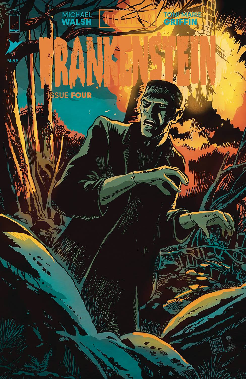 UNIVERSAL MONSTERS FRANKENSTEIN #4 (OF 4) CVR C 10 COPY INCV - PREORDER