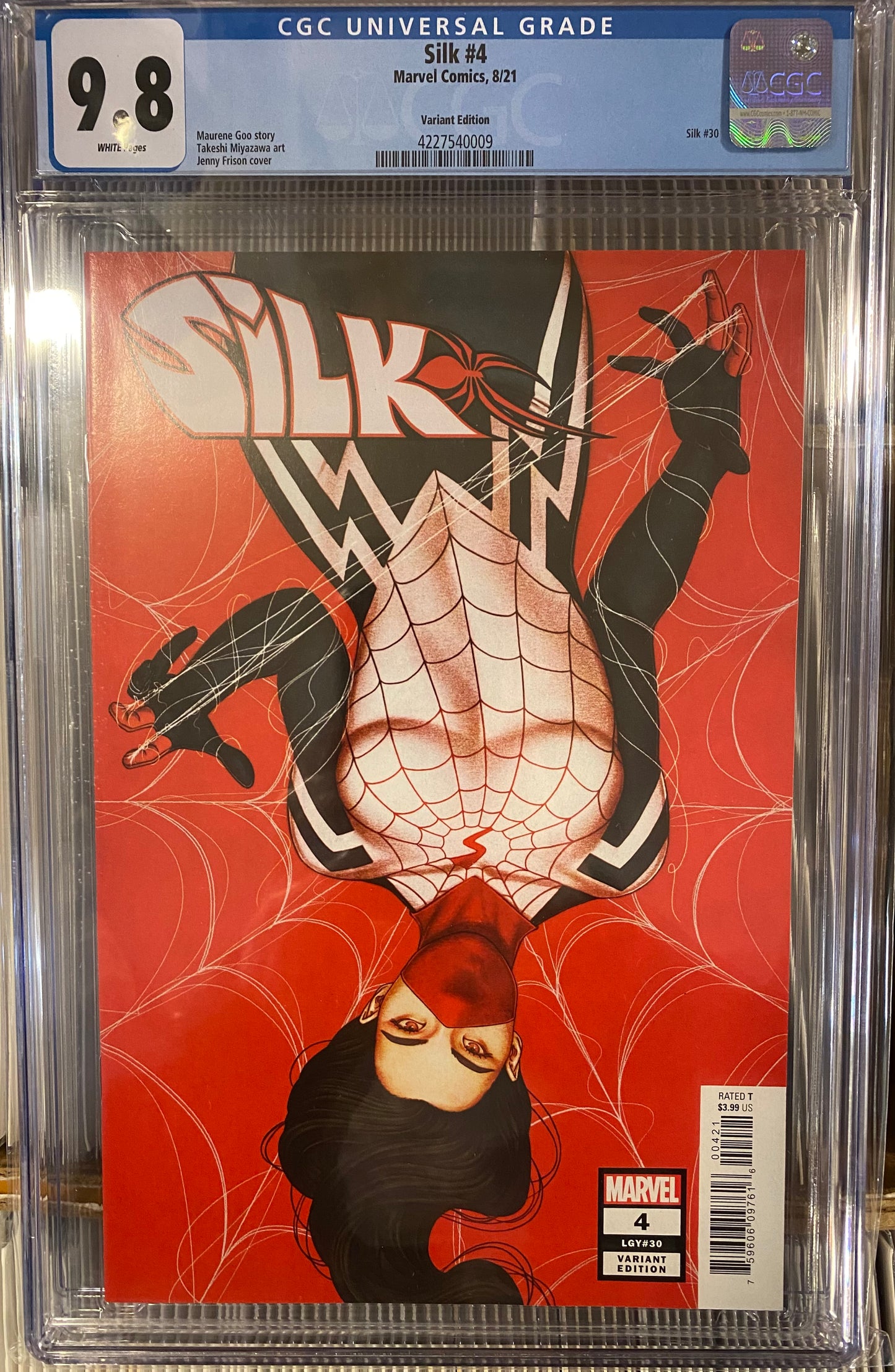 SILK #4 JENNY FRISON VAR CGC 9.8