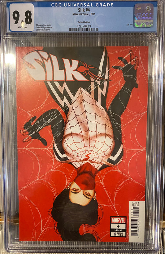 SILK #4 JENNY FRISON VAR CGC 9.8