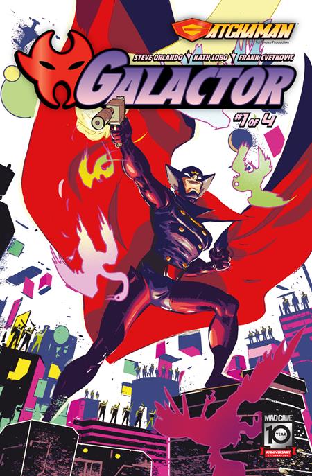 GATCHAMAN GALACTOR #1 (OF 4) CVR B RILEY ROSSMO VARIANT - PREORDER DUE OUT 10/7/24