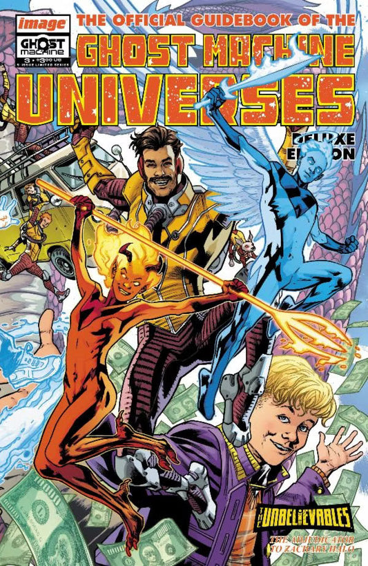 Ghost Machine The Official Guidebook #3 Cover B Bryan Hitch Variant - PREORDER (FOC 11/5/26) DUE IN STORE 3/6/26