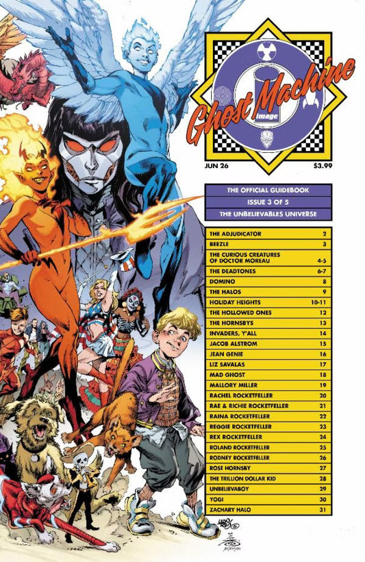 Ghost Machine The Official Guidebook #3 Cover C Ivan Reis Variant - PREORDER (FOC 11/5/26) DUE IN STORE 3/6/26