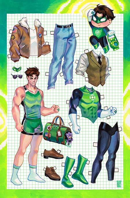 GREEN LANTERN CORPS #18 CVR C RIAN GONZALES CARD STOCK VAR - PREORDER (FOC 15/6/26) DUE IN STORE 8/7/26 NOT FINAL COVER