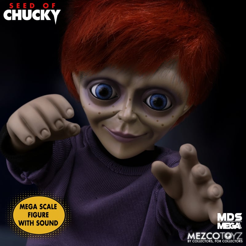 Seed of Chucky: Talking Glen 15" Mega Scale Figure - PreORDER 15/1/25