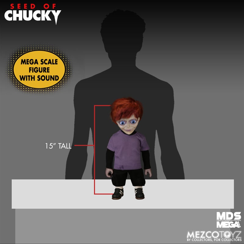 Seed of Chucky: Talking Glen 15" Mega Scale Figure - PreORDER 15/1/25