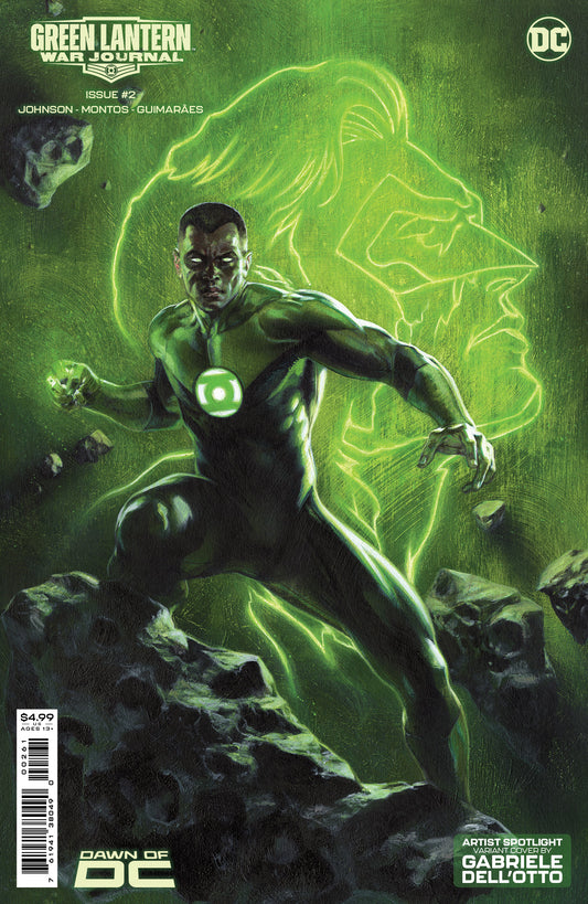 GREEN LANTERN WAR JOURNAL #2 CVR D GABRIELE DELL OTTO ARTIST SPOTLIGHT CARD STOCK VAR - PREORDER 17/10/23