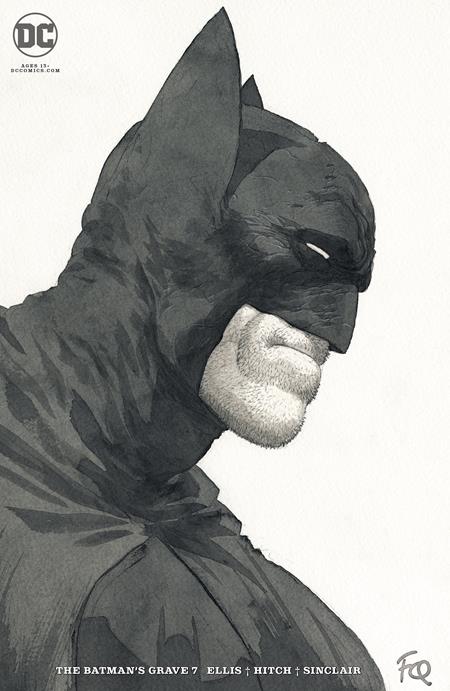 BATMANS GRAVE #7 (OF 12) CARD STOCK FRANK QUITELY VAR ED