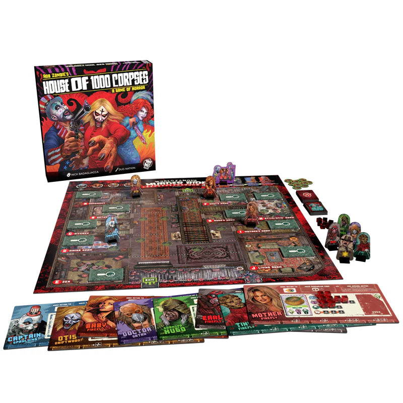 House of 1000 Corpses Board Game - Presale Due 15/3/25