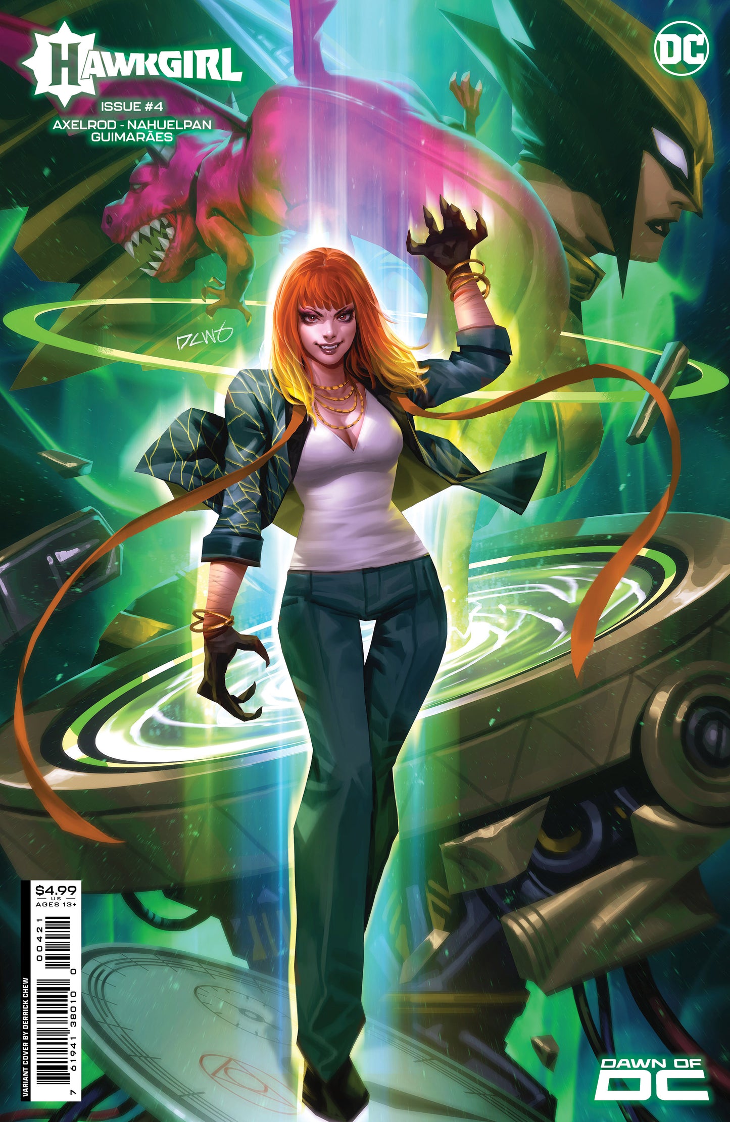 HAWKGIRL #4 (OF 6) CVR B DERRICK CHEW CARD STOCK VAR -  PREORDER (17/10/23)