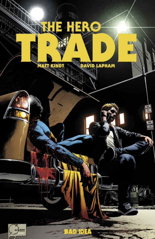 The Hero Trade: Hero for Sale TP - With a signed David Lapham Bookplate
