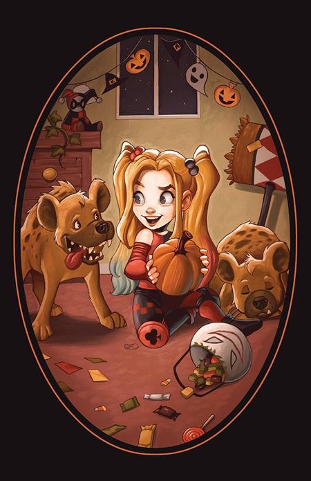 HARLEY QUINN #33 CVR F CHRISSIE ZULLO TRICK OR TREAT CARD STOCK VAR - PREORDER 24/10/23