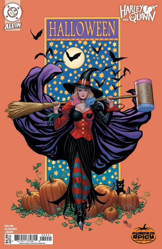 Harley Quinn #55 Cover E Frank Cho Pumpkin Spicy Variant - DUE 22/10/25