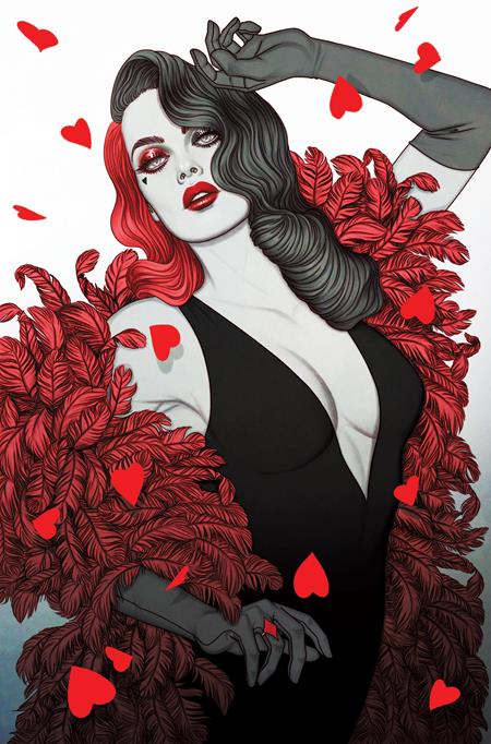 PREORDER 19/12/23 HARLEY QUINN BLACK WHITE REDDER #6 (OF 6) CVR A JENNY FRISON