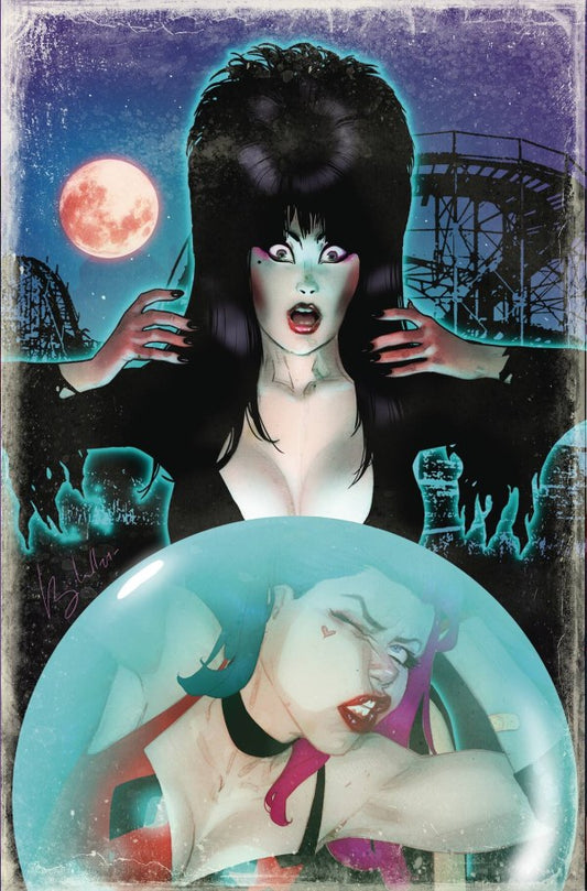 Harley Quinn X Elvira #1 Cover N 1:10 Ben Caldwell Virgin Variant - PRE-ORDER 1/10/25