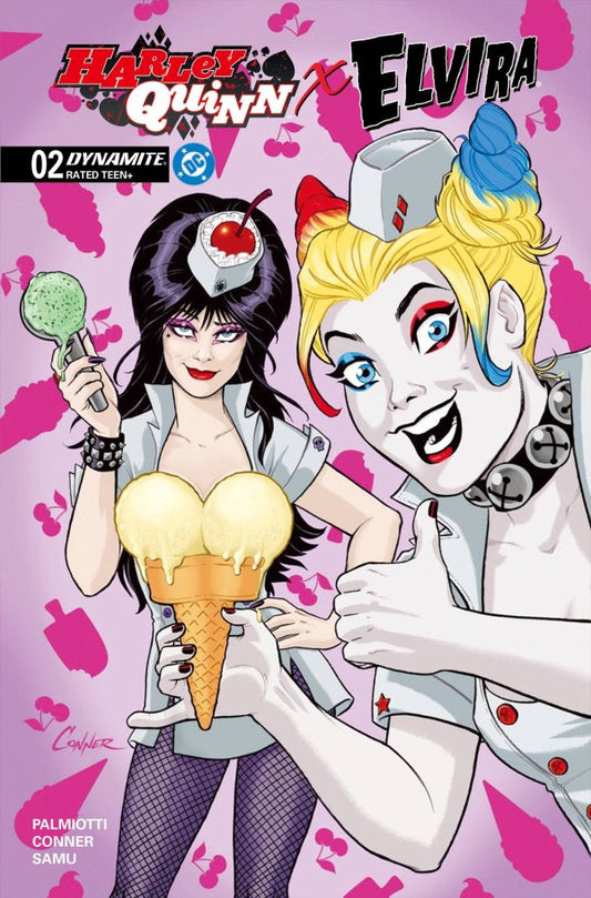 Harley Quinn X Elvira #2 Cover N 1:15 Amanda Conner  Foil Variant - PRE-ORDER TBA
